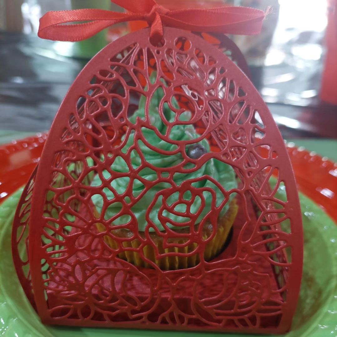 Rose Cup Cake Box